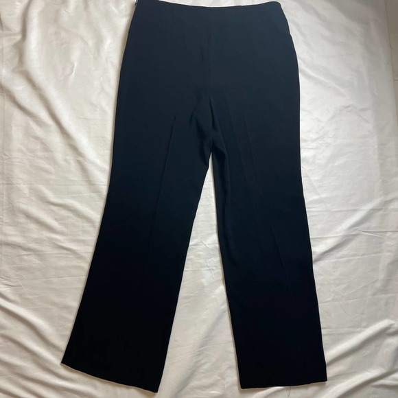 Talbots Classic side zip Full leg trouser pant black - Picture 5 of 9